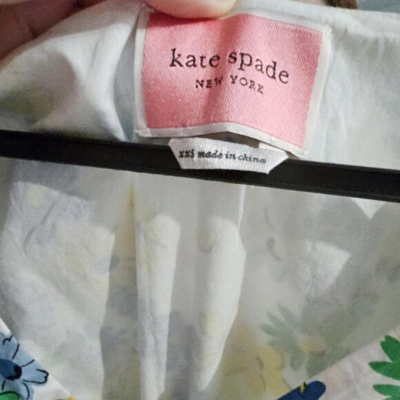 Kate Spade floral medley smocked waist dress - Picture 4 of 7